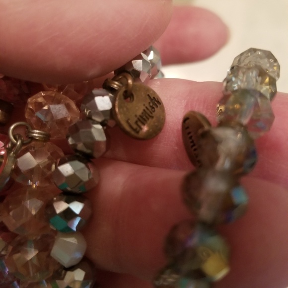 Erimish bracelets 4 pink and grey - Picture 2 of 2